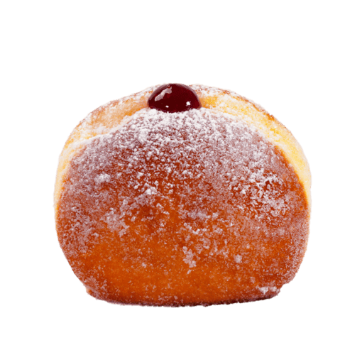 Raspberry Cream Donut